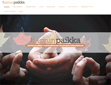 Tablet Screenshot of kasvunpaikka.fi